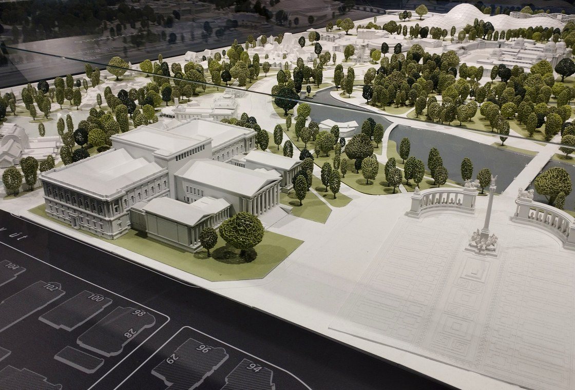 Urban scale model - master planning and architecture
